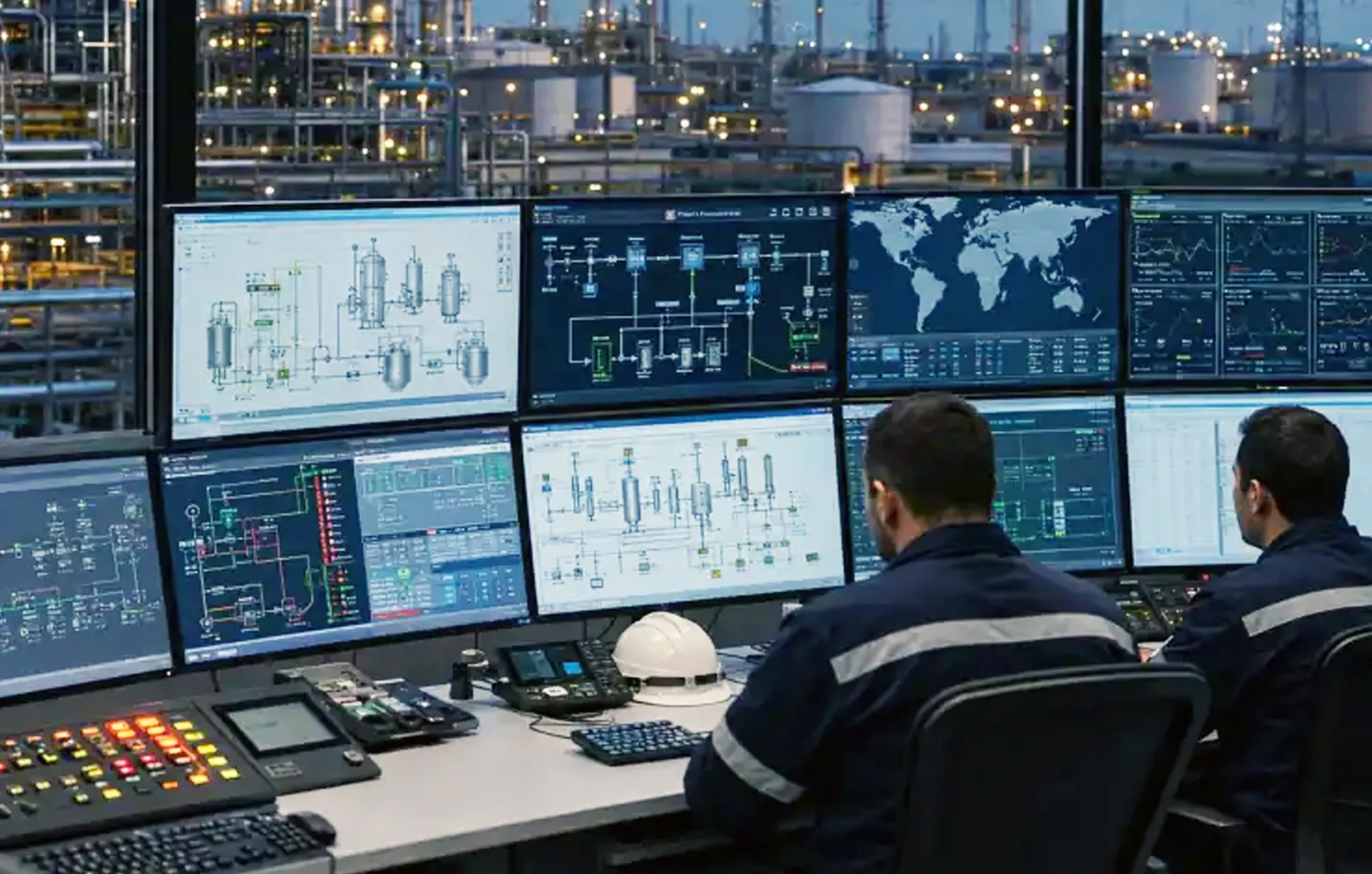 EtherNet/IP control system and distributed I/O architecture